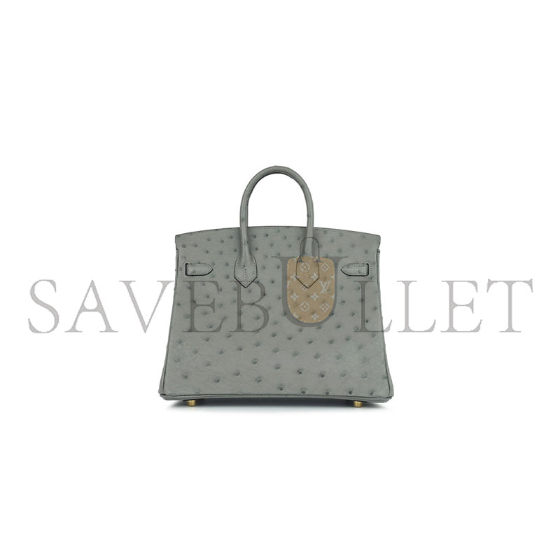 H**mes MASTER OSTRICH BIRKIN 25 BIRKIN HANDBAG (25*20*13cm)